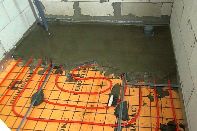 кабель для теплої підлоги у стяжку